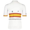 Set Fietsshirt + Korte Koersbroek 2022 INEOS Grenadiers Version Spaans Kampioenschap Wit